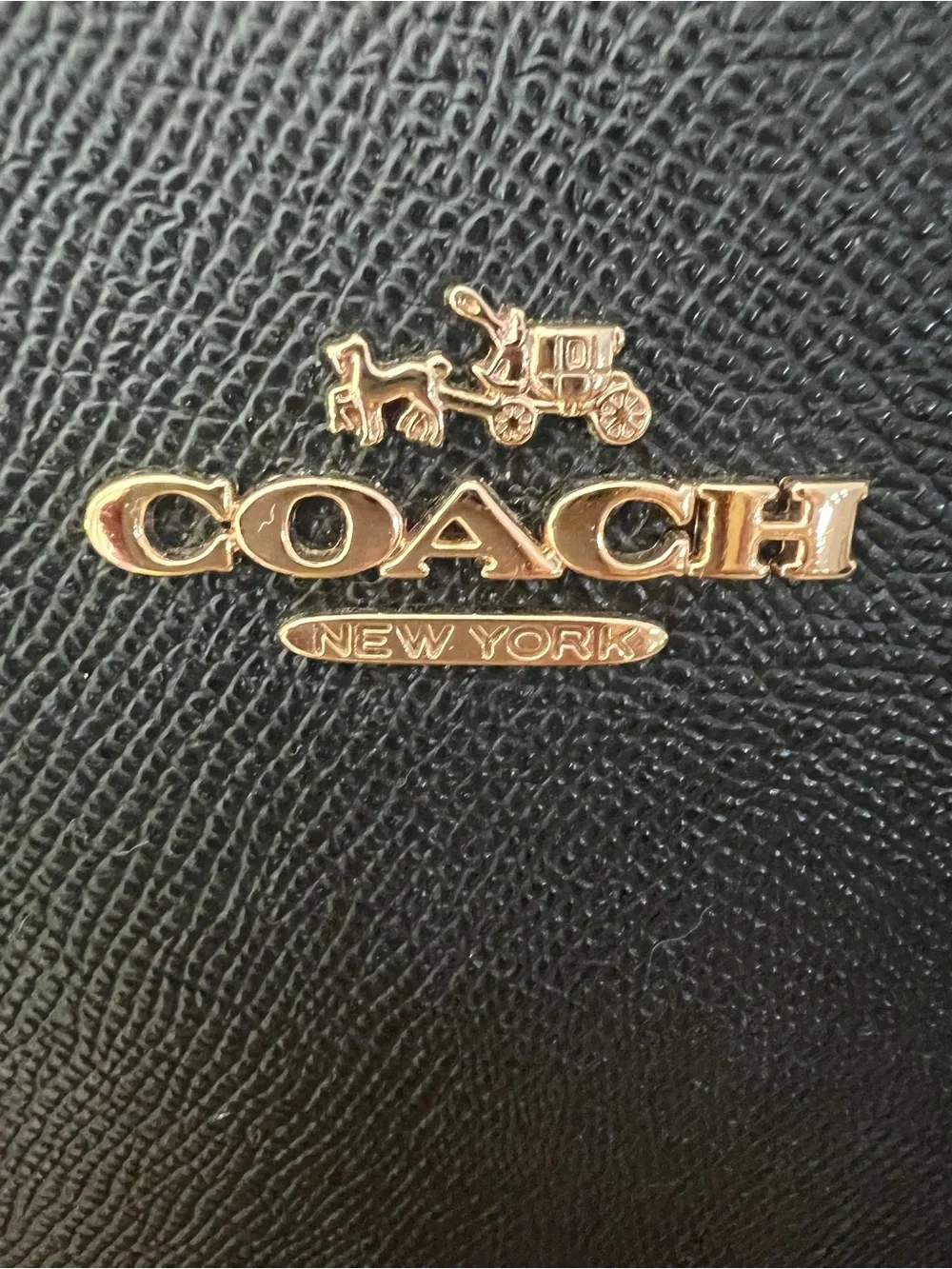 Coach sleek leather